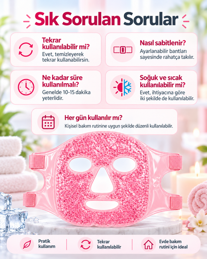 Sıcak & Soğuk Terapi Jel Yüz Maskesi